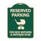 Signmission Reserved Parking for New Mothers & Mothers to Heavy-Gauge Aluminum Sign, 24" x 18", G-1824-23090 A-DES-G-1824-23090 - alternate 1